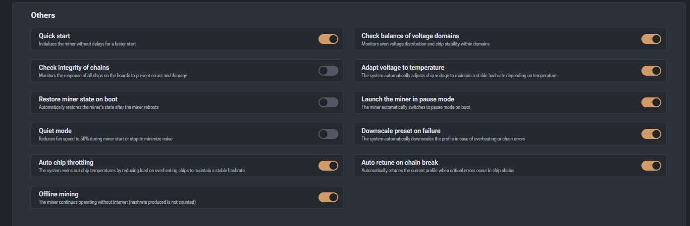 Fast Startup setting