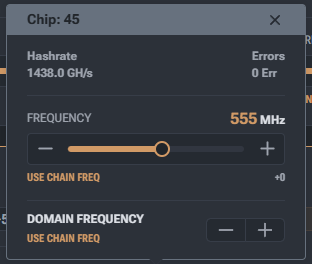Auto-switching profiles toggle