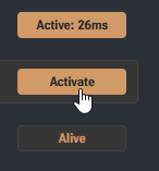 Pools widget showing the "Switch" button for manual pool selection.