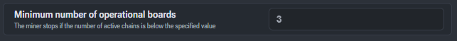 Power Limit setting
