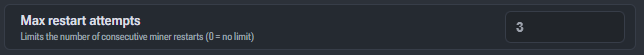 Critical Chip Temperature setting