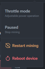 Power Management options