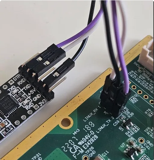 UART Connection Diagram