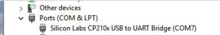 Determining COM Port Number